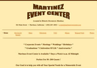 Martinez Event Center in historic downtown Martinez, CA is now available for your special occasions.  Full Service Catering is now available.